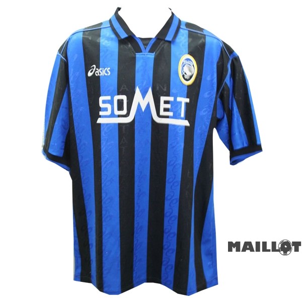 Foot Maillot Pas Cher Domicile Maillot Atalanta Retro 1996 1997 Bleu