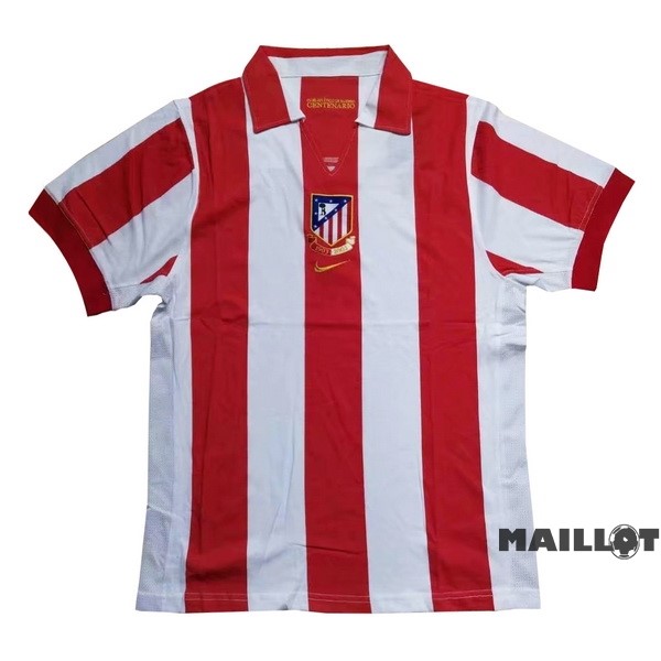Foot Maillot Pas Cher Domicile Maillot Atlético Madrid Retro 1903 2003 Rouge