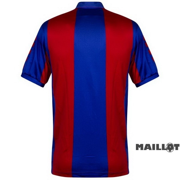 Foot Maillot Pas Cher Domicile Maillot Barcelona Retro 1982 1984 Bleu Rouge