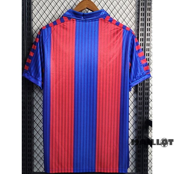 Foot Maillot Pas Cher Domicile Maillot Barcelona Retro 1991 1992 Bleu Rouge
