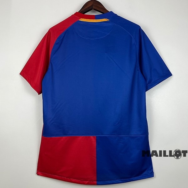 Foot Maillot Pas Cher Domicile Maillot Barcelona Retro 2008 2009 Bleu Rouge