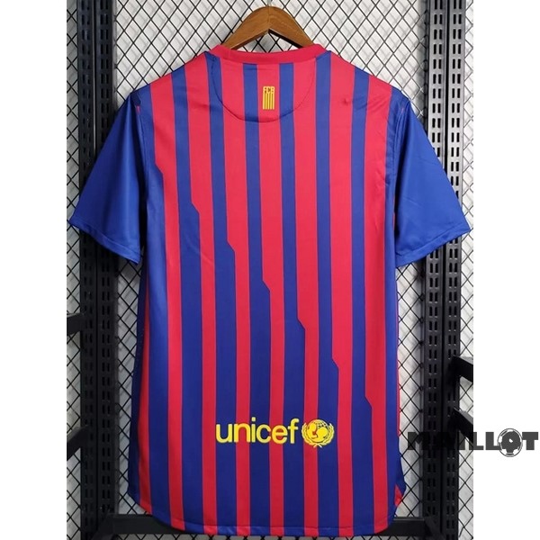 Foot Maillot Pas Cher Domicile Maillot Barcelona Retro 2011 2012 Bleu Rouge