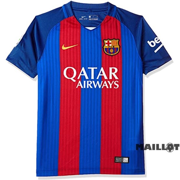 Foot Maillot Pas Cher Domicile Maillot Barcelona Retro 2016 2017 Bleu Rouge