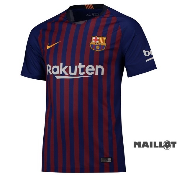 Foot Maillot Pas Cher Domicile Maillot Barcelona Retro 2018 2019 Bleu Rouge