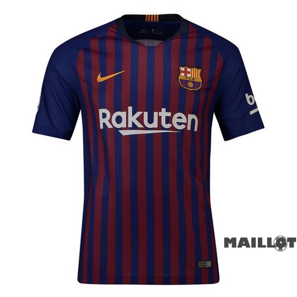 Foot Maillot Pas Cher Domicile Maillot Barcelona Retro 2018 2019 Bleu Rouge