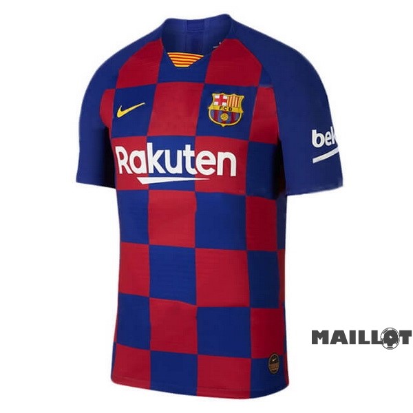 Foot Maillot Pas Cher Domicile Maillot Barcelona Retro 2019 2020 Bleu Rouge