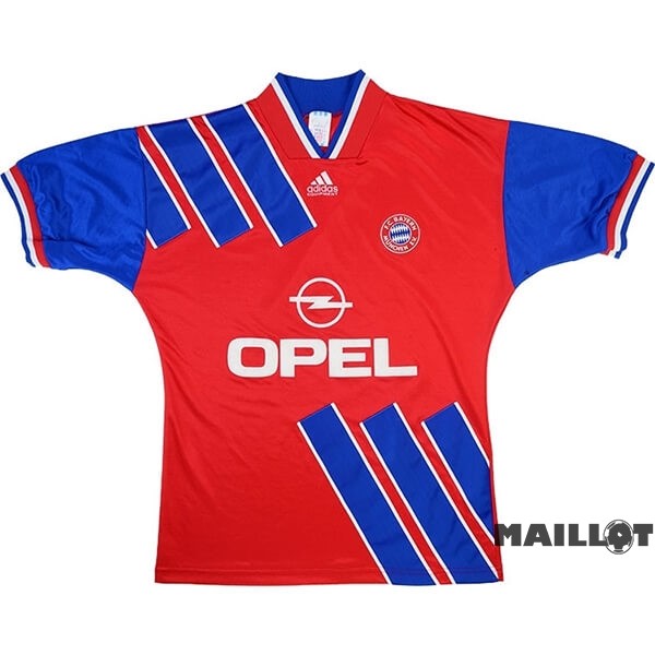Foot Maillot Pas Cher Domicile Maillot Bayern Múnich Retro 1993 1995 Bleu Rouge