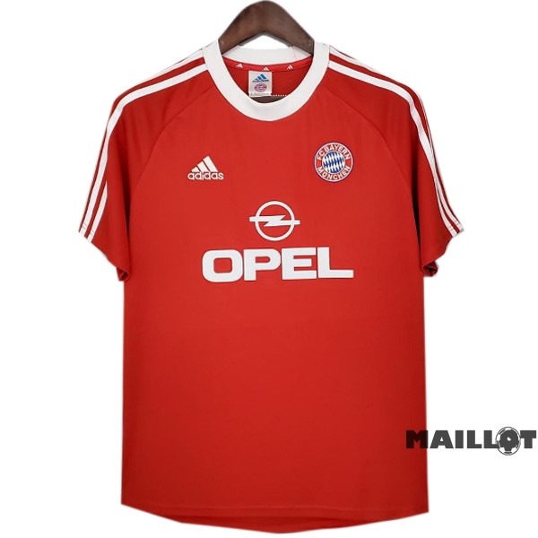 Foot Maillot Pas Cher Domicile Maillot Bayern Múnich Retro 2001 2002 I Rouge