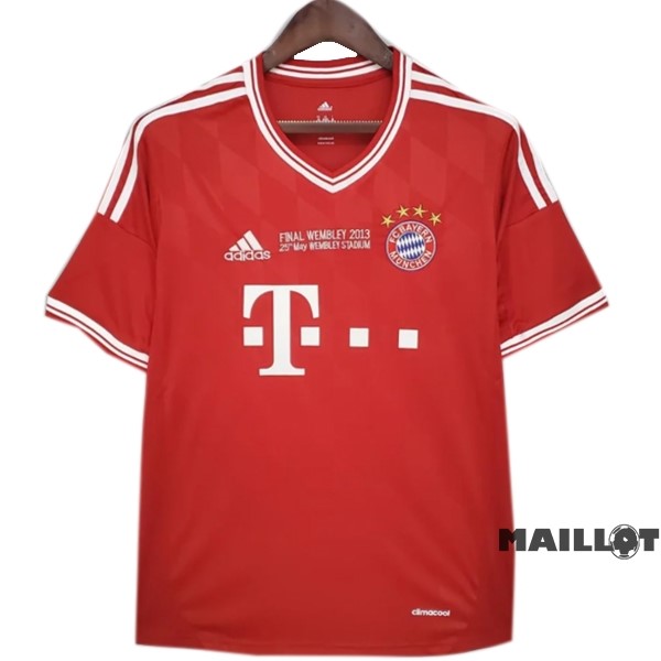 Foot Maillot Pas Cher Domicile Maillot Bayern Múnich Retro 2013 2014 I Rouge