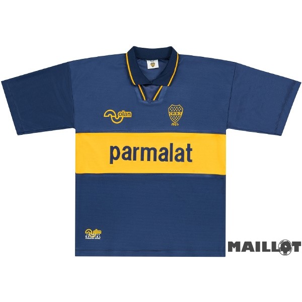 Foot Maillot Pas Cher Domicile Maillot Boca Juniors Retro 1994 1995 Bleu