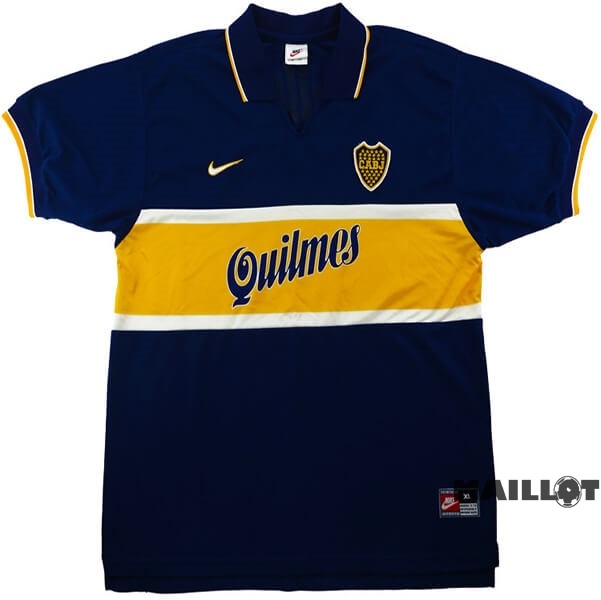 Foot Maillot Pas Cher Domicile Maillot Boca Juniors Retro 1996 1997 Bleu