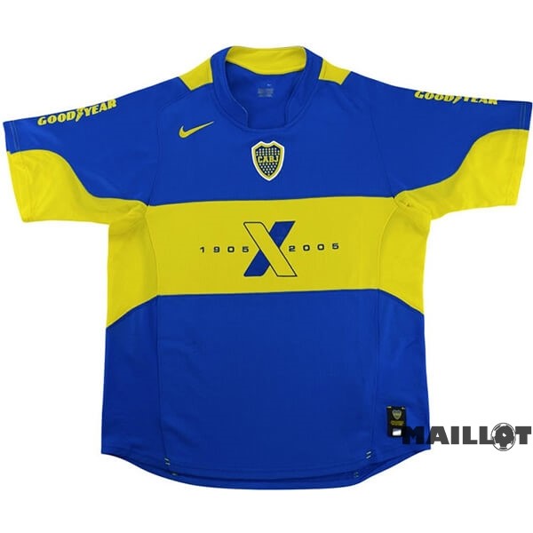Foot Maillot Pas Cher Domicile Maillot Boca Juniors Retro 2005 Bleu