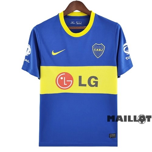 Foot Maillot Pas Cher Domicile Maillot Boca Juniors Retro 2010 2011 Bleu
