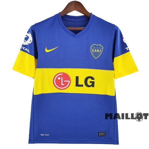 Foot Maillot Pas Cher Domicile Maillot Boca Juniors Retro 2011 2012 Bleu