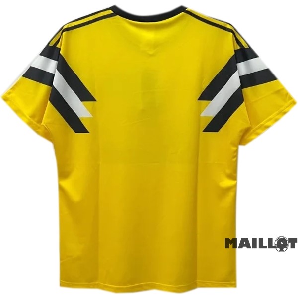 Foot Maillot Pas Cher Domicile Maillot Borussia Dortmund Retro 1989 Jaune