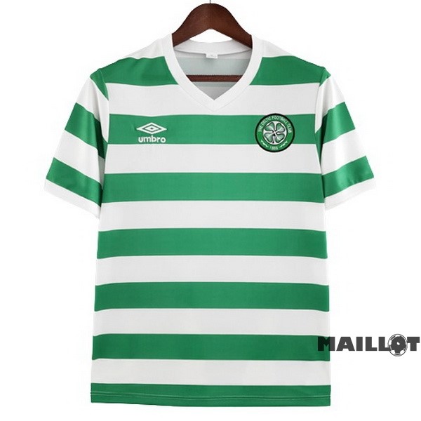 Foot Maillot Pas Cher Domicile Maillot Celtic Retro 1980 1981 Vert