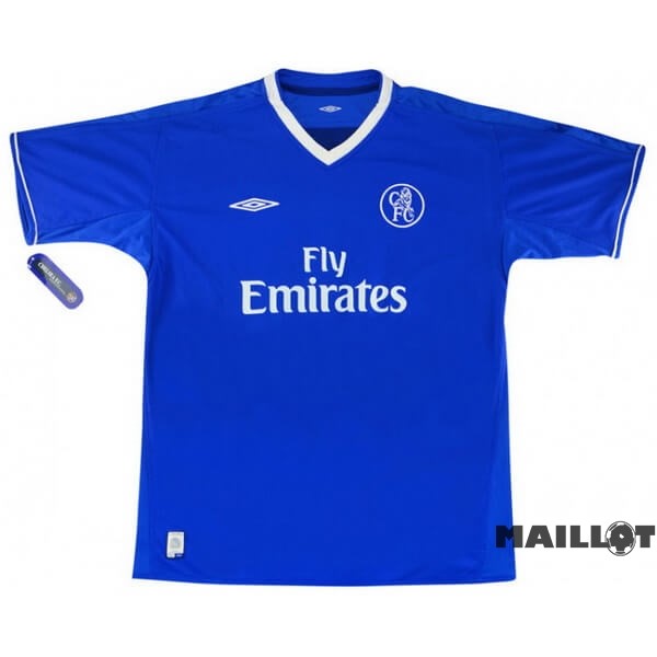 Foot Maillot Pas Cher Domicile Maillot Chelsea Retro 2003 2005 Bleu