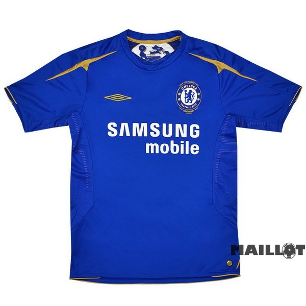 Foot Maillot Pas Cher Domicile Maillot Chelsea Retro 2005 2006 Bleu
