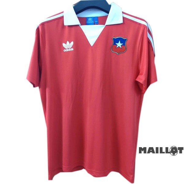 Foot Maillot Pas Cher Domicile Maillot Chili Retro 1982 Rouge