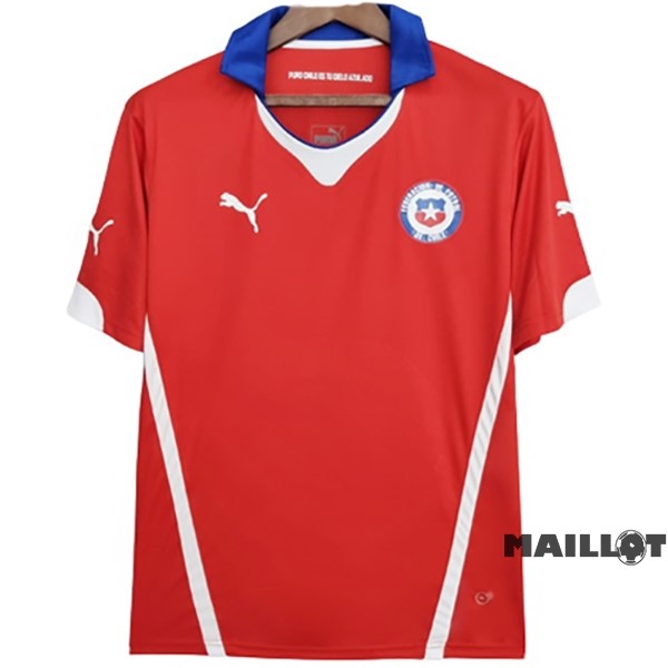 Foot Maillot Pas Cher Domicile Maillot Chili Retro 2004 Rouge