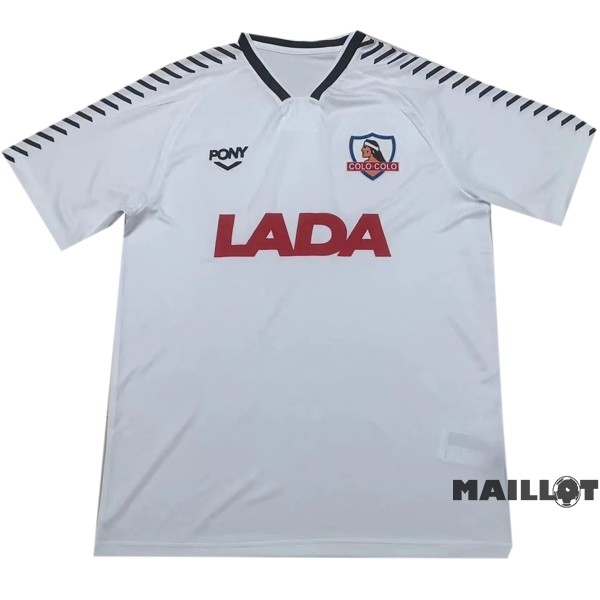Foot Maillot Pas Cher Domicile Maillot Colo Colo Retro 1992 Blanc