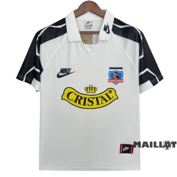 Foot Maillot Pas Cher Domicile Maillot Colo Colo Retro 1995 Blanc