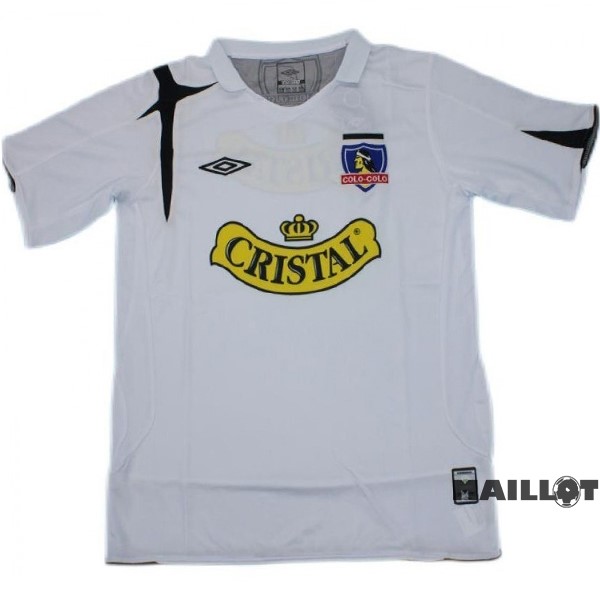 Foot Maillot Pas Cher Domicile Maillot Colo Colo Retro 2006 Blanc
