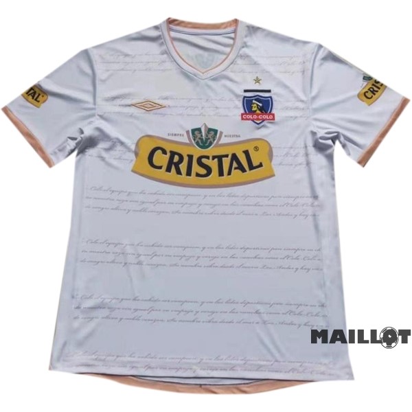 Foot Maillot Pas Cher Domicile Maillot Colo Colo Retro 2011 Blanc