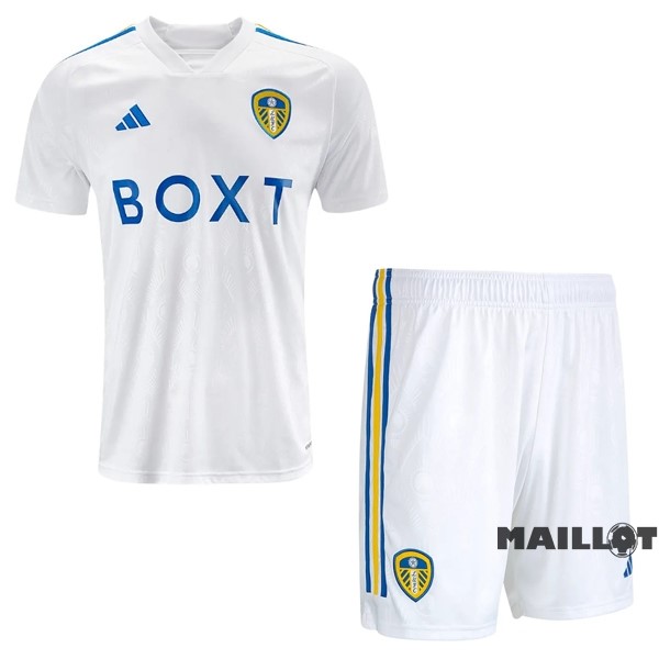 Foot Maillot Pas Cher Domicile Maillot Conjunto De Enfant Leeds United 2023 2024 Blanc