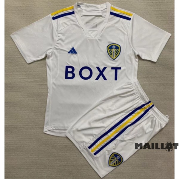 Foot Maillot Pas Cher Domicile Maillot Conjunto De Homme Leeds United 2023 2024 Blanc