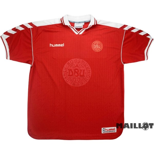 Foot Maillot Pas Cher Domicile Maillot Danemark Retro 1998 Rouge