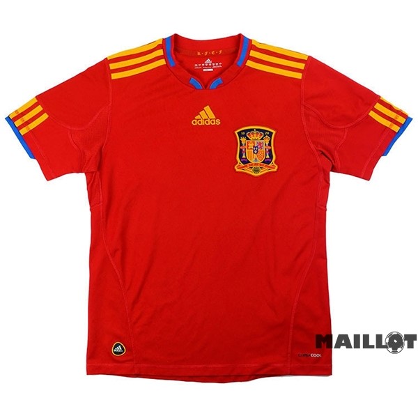 Foot Maillot Pas Cher Domicile Maillot Espagne Retro 2010 Rouge