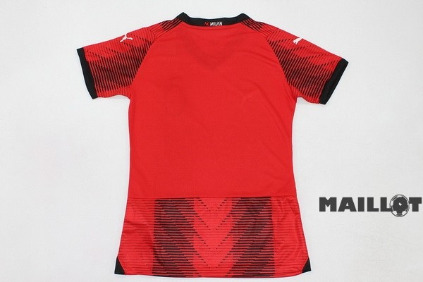 Foot Maillot Pas Cher Domicile Maillot Femme AC Milan 2023 2024 Rouge