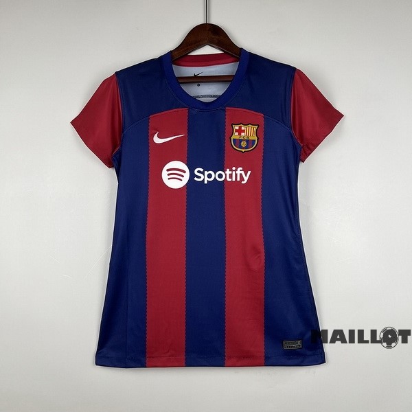 Foot Maillot Pas Cher Domicile Maillot Femme Barcelona 2023 2024 Bleu Rouge