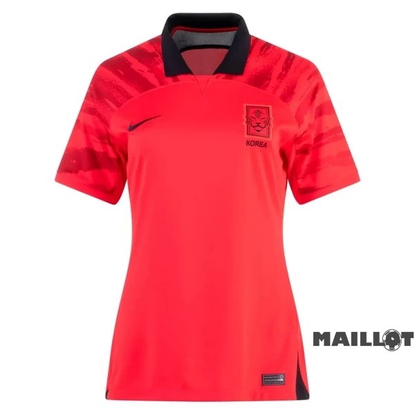 Foot Maillot Pas Cher Domicile Maillot Femme Corée 2022 Rouge
