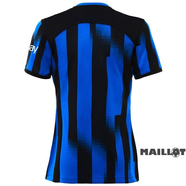 Foot Maillot Pas Cher Domicile Maillot Femme Inter de Milán 2023 2024 Bleu