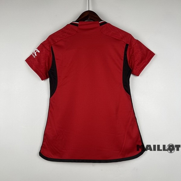 Foot Maillot Pas Cher Domicile Maillot Femme Manchester United 2023 2024 Rouge