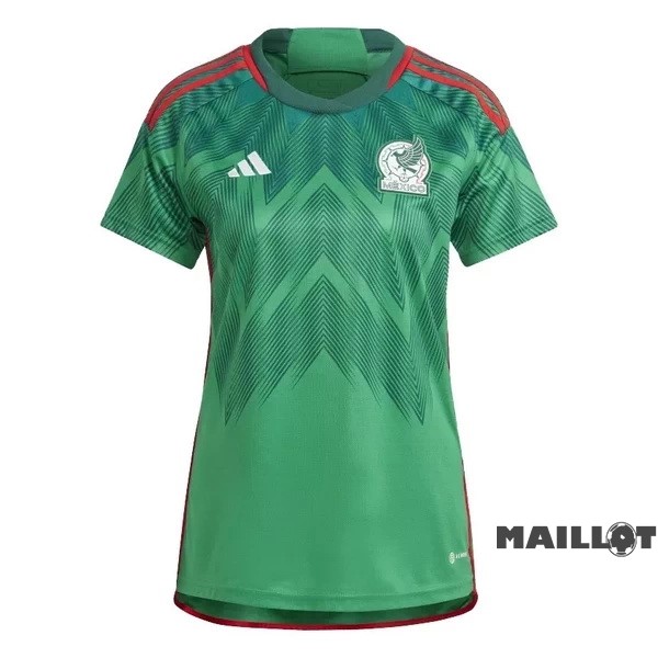 Foot Maillot Pas Cher Domicile Maillot Femme Mexique 2022 Vert
