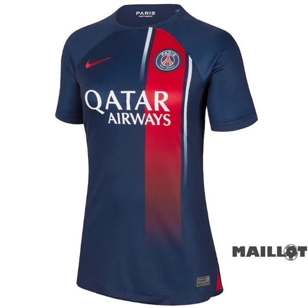 Foot Maillot Pas Cher Domicile Maillot Femme Paris Saint Germain 2023 2024 Bleu