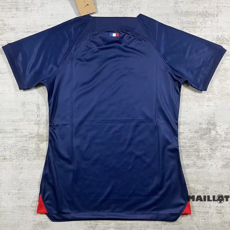 Foot Maillot Pas Cher Domicile Maillot Femme Paris Saint Germain 2023 2024 Bleu
