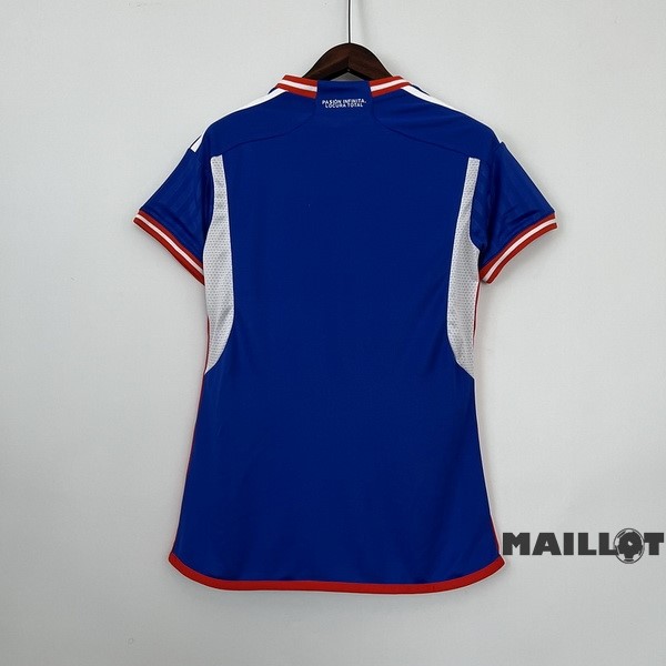 Foot Maillot Pas Cher Domicile Maillot Femme Universidad De Chili 2023 2024 Bleu