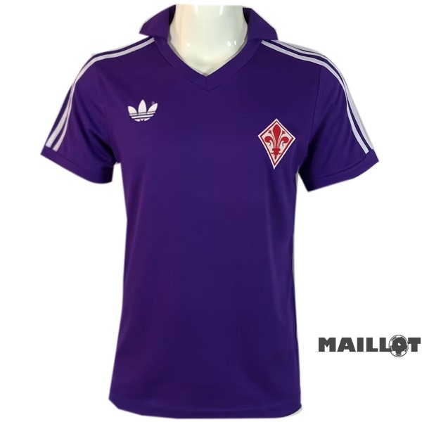 Foot Maillot Pas Cher Domicile Maillot Fiorentina Retro 1979 1980 Purpura