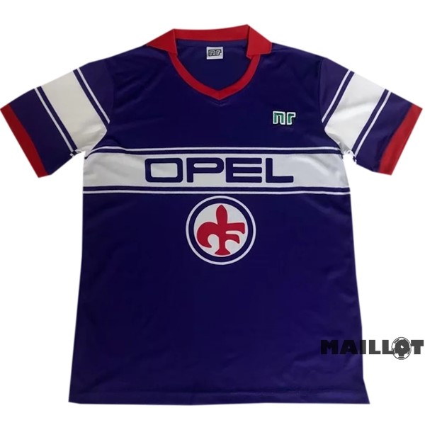 Foot Maillot Pas Cher Domicile Maillot Fiorentina Retro 1984 1985 Purpura