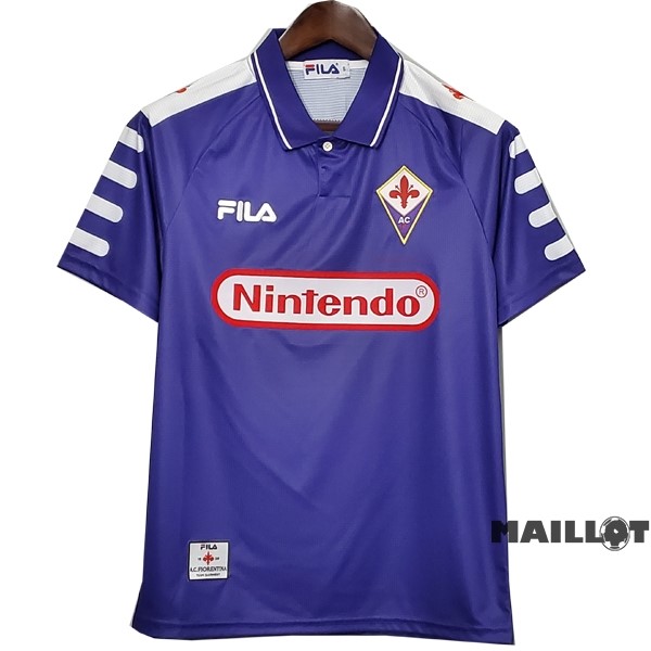 Foot Maillot Pas Cher Domicile Maillot Fiorentina Retro 1998 1999 Purpura