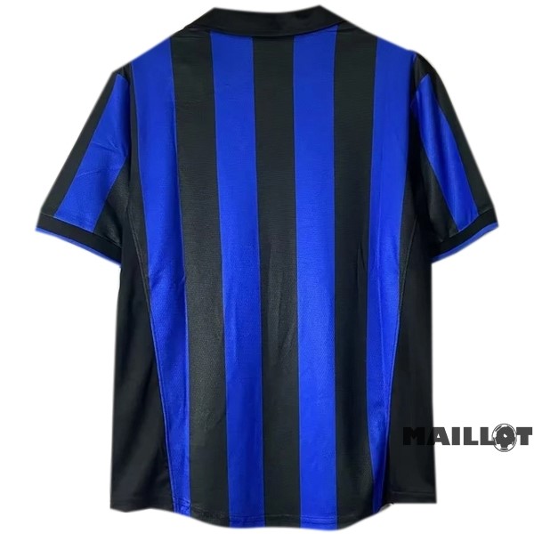 Foot Maillot Pas Cher Domicile Maillot Inter Milán Retro 1998 1999 Bleu