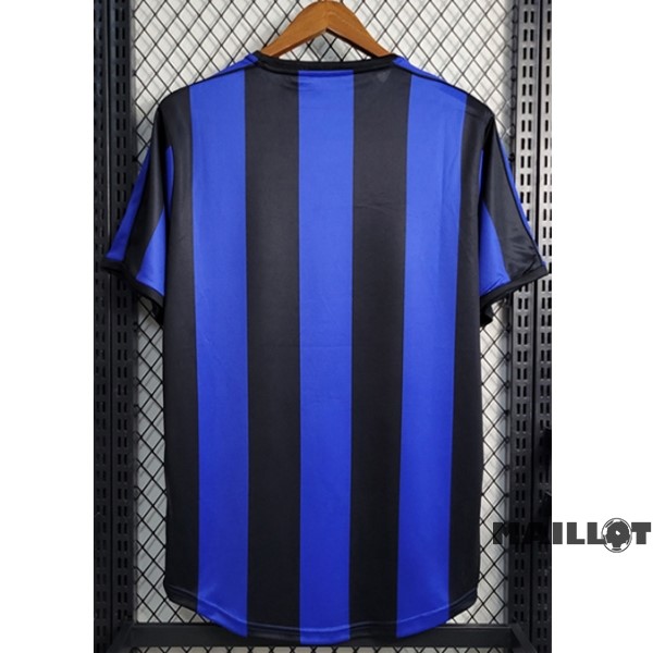 Foot Maillot Pas Cher Domicile Maillot Inter Milán Retro 1999 2000 Bleu
