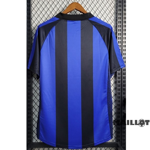 Foot Maillot Pas Cher Domicile Maillot Inter Milán Retro 2001 2002 Bleu