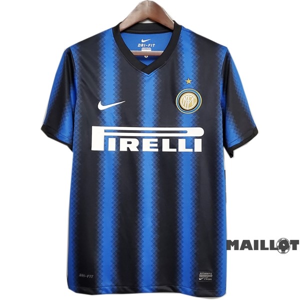 Foot Maillot Pas Cher Domicile Maillot Inter Milán Retro 2010 2011 Bleu