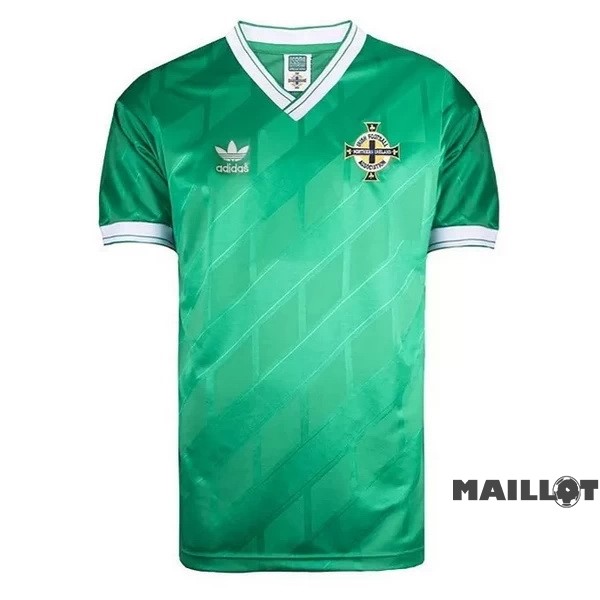 Foot Maillot Pas Cher Domicile Maillot Irlande Del Norte Retro 1988 Vert