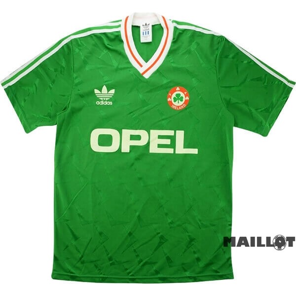 Foot Maillot Pas Cher Domicile Maillot Irlande Retro 1990 Vert